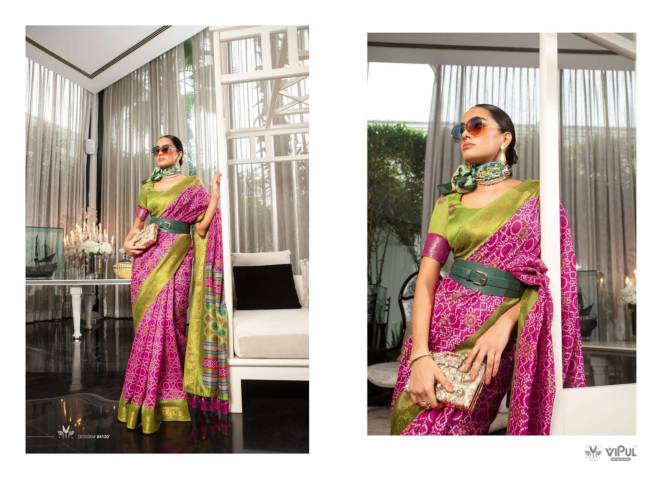 Kashmir Beauty By Vipul Printed Designer Sarees Wholesale market In Surat